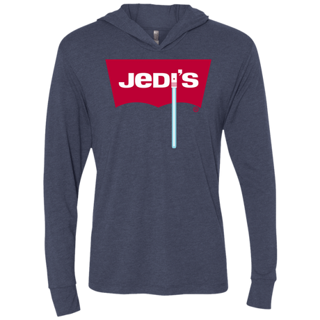 T-Shirts Vintage Navy / X-Small Jedi's Triblend Long Sleeve Hoodie Tee