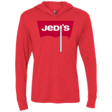 T-Shirts Vintage Red / X-Small Jedi's Triblend Long Sleeve Hoodie Tee