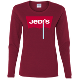 T-Shirts Cardinal / S Jedi's Women's Long Sleeve T-Shirt