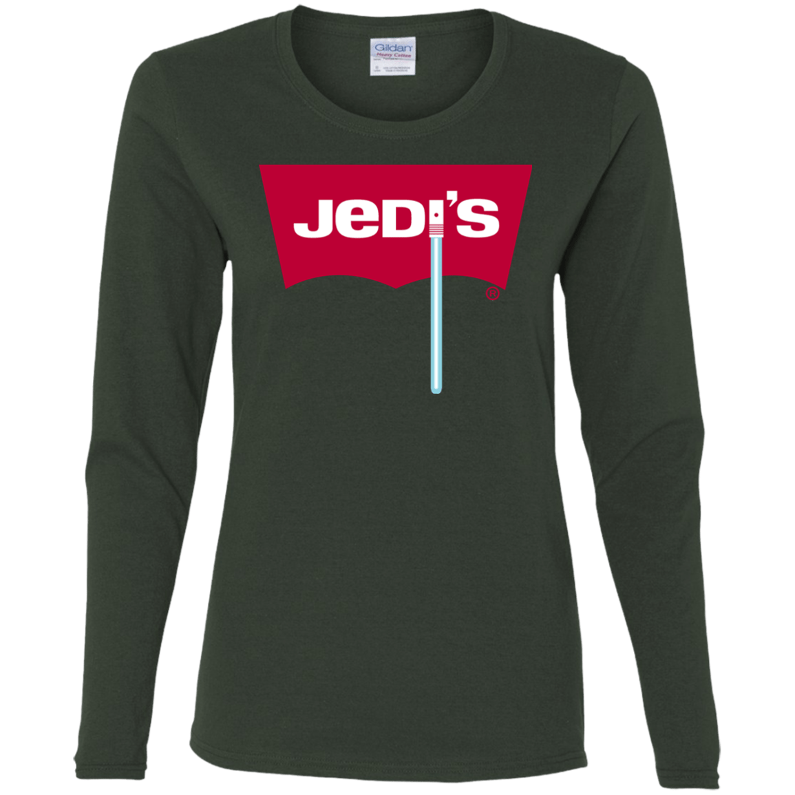 T-Shirts Forest / S Jedi's Women's Long Sleeve T-Shirt