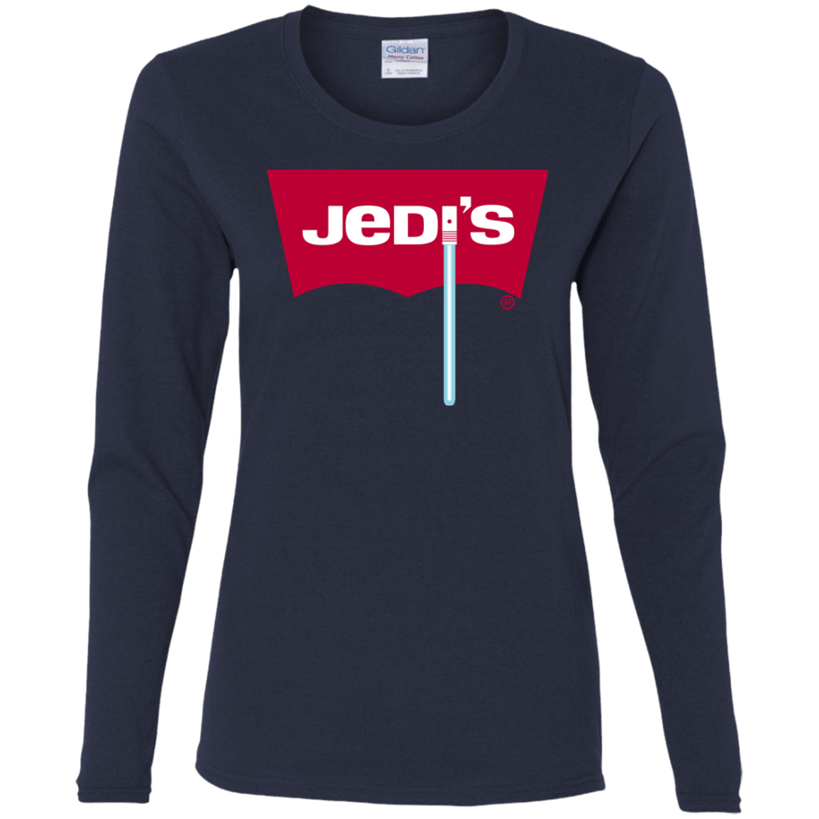 T-Shirts Navy / S Jedi's Women's Long Sleeve T-Shirt