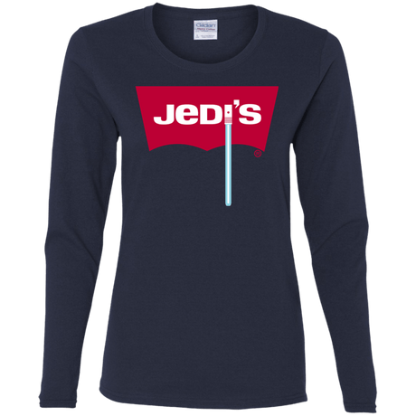 T-Shirts Navy / S Jedi's Women's Long Sleeve T-Shirt