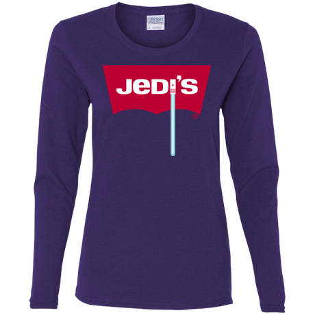 T-Shirts Purple / S Jedi's Women's Long Sleeve T-Shirt