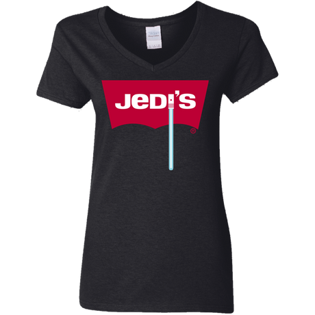 T-Shirts Black / S Jedi's Women's V-Neck T-Shirt