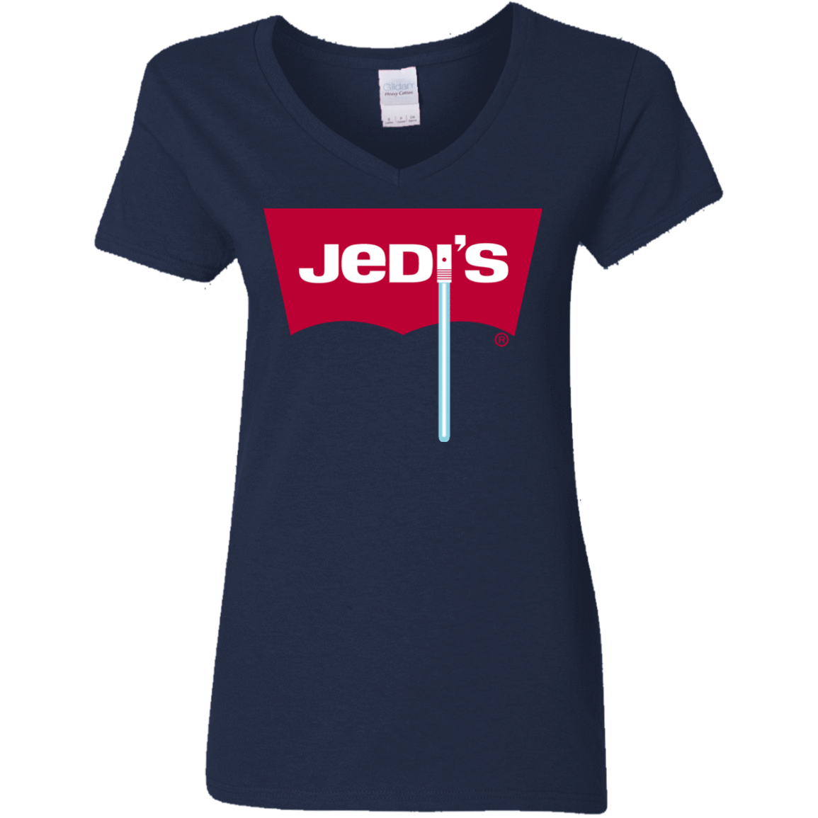 T-Shirts Navy / S Jedi's Women's V-Neck T-Shirt