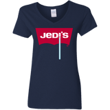 T-Shirts Navy / S Jedi's Women's V-Neck T-Shirt