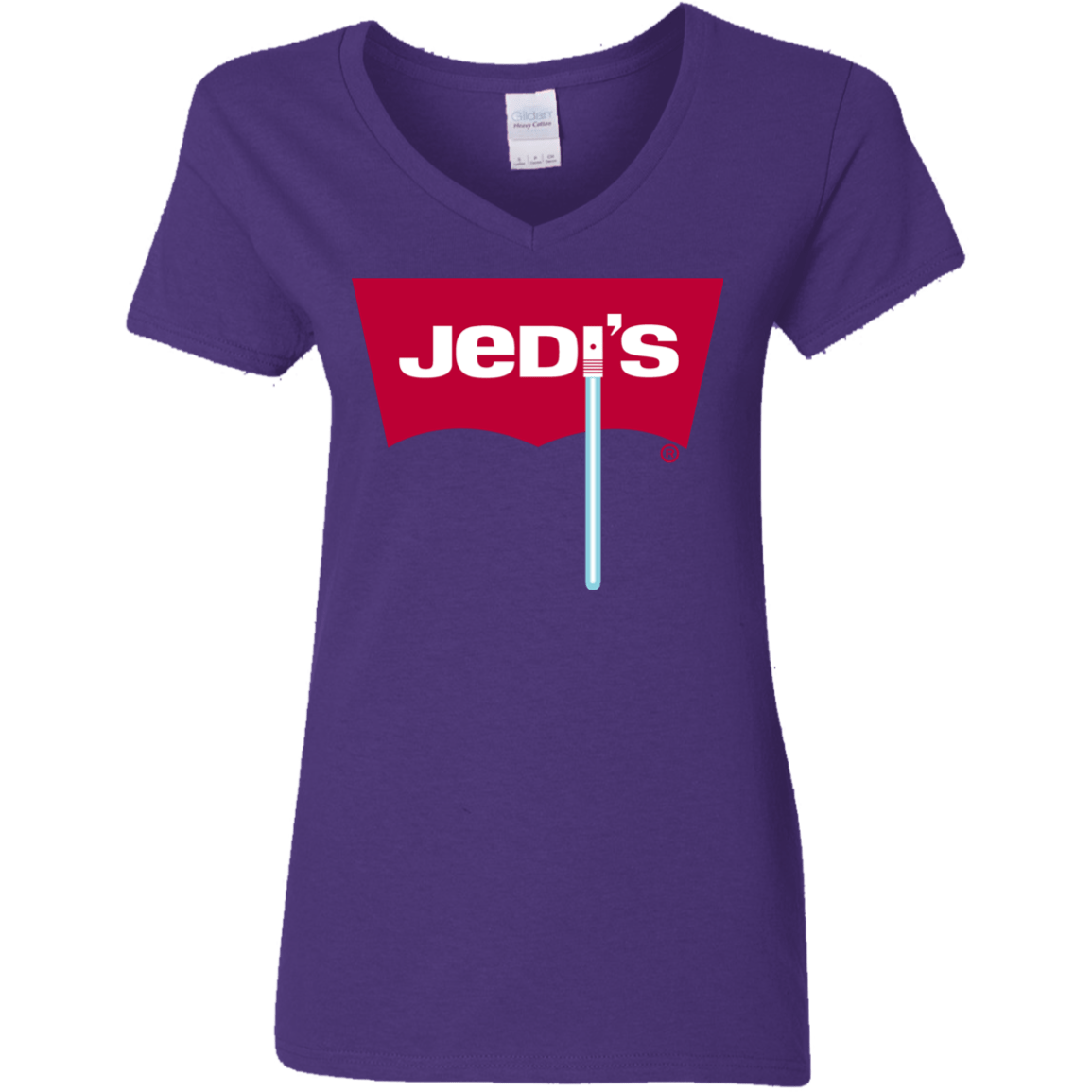 T-Shirts Purple / S Jedi's Women's V-Neck T-Shirt