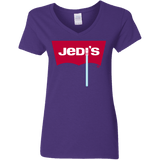 T-Shirts Purple / S Jedi's Women's V-Neck T-Shirt