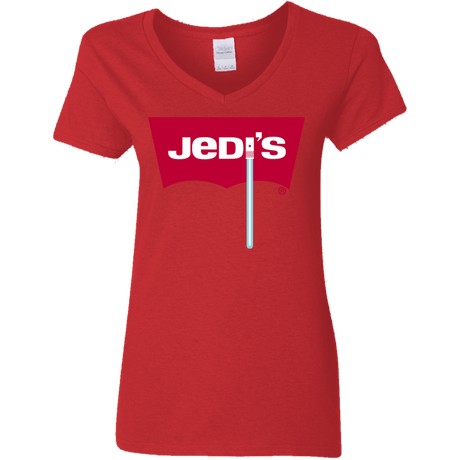 T-Shirts Red / S Jedi's Women's V-Neck T-Shirt