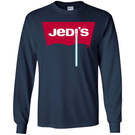 T-Shirts Navy / YS Jedi's Youth Long Sleeve T-Shirt