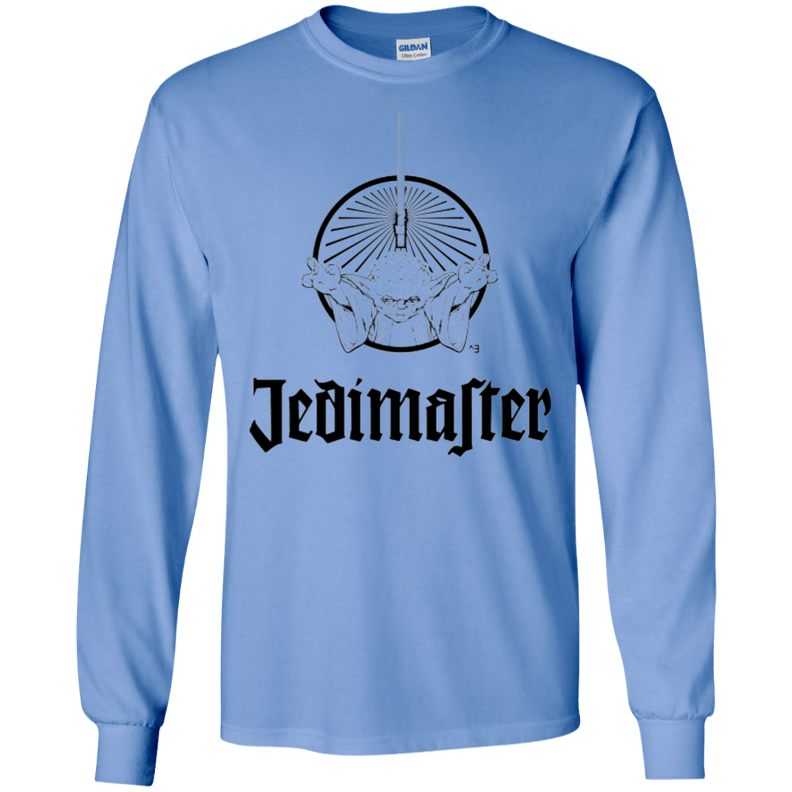 T-Shirts Carolina Blue / S Jedimaster Men's Long Sleeve T-Shirt