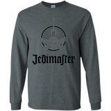 T-Shirts Dark Heather / S Jedimaster Men's Long Sleeve T-Shirt