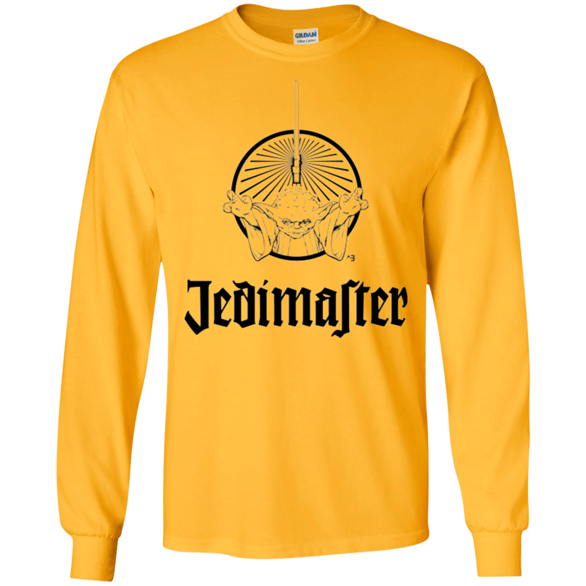 T-Shirts Gold / S Jedimaster Men's Long Sleeve T-Shirt