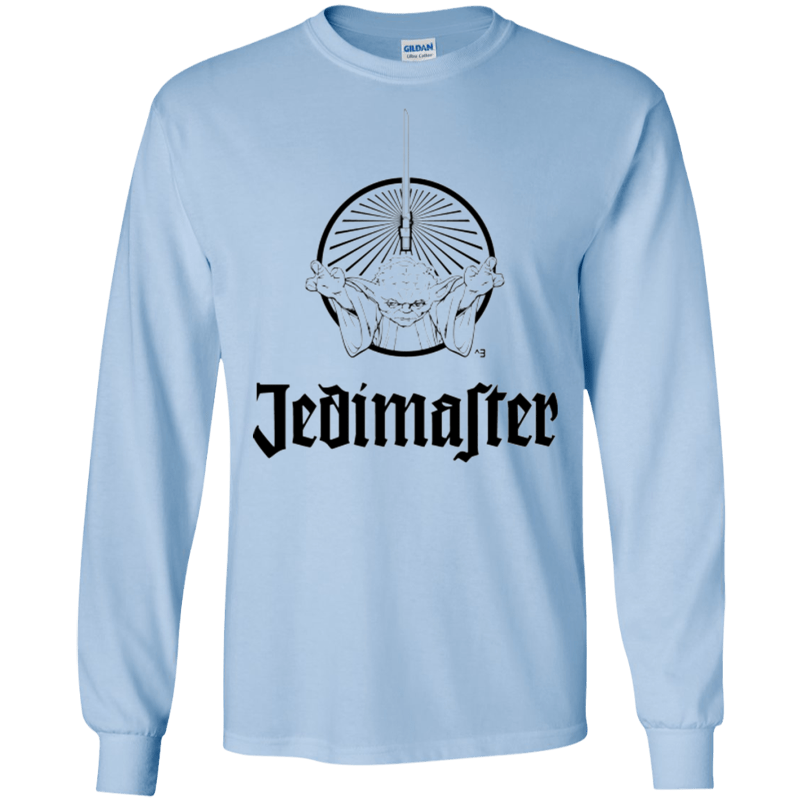 T-Shirts Light Blue / S Jedimaster Men's Long Sleeve T-Shirt