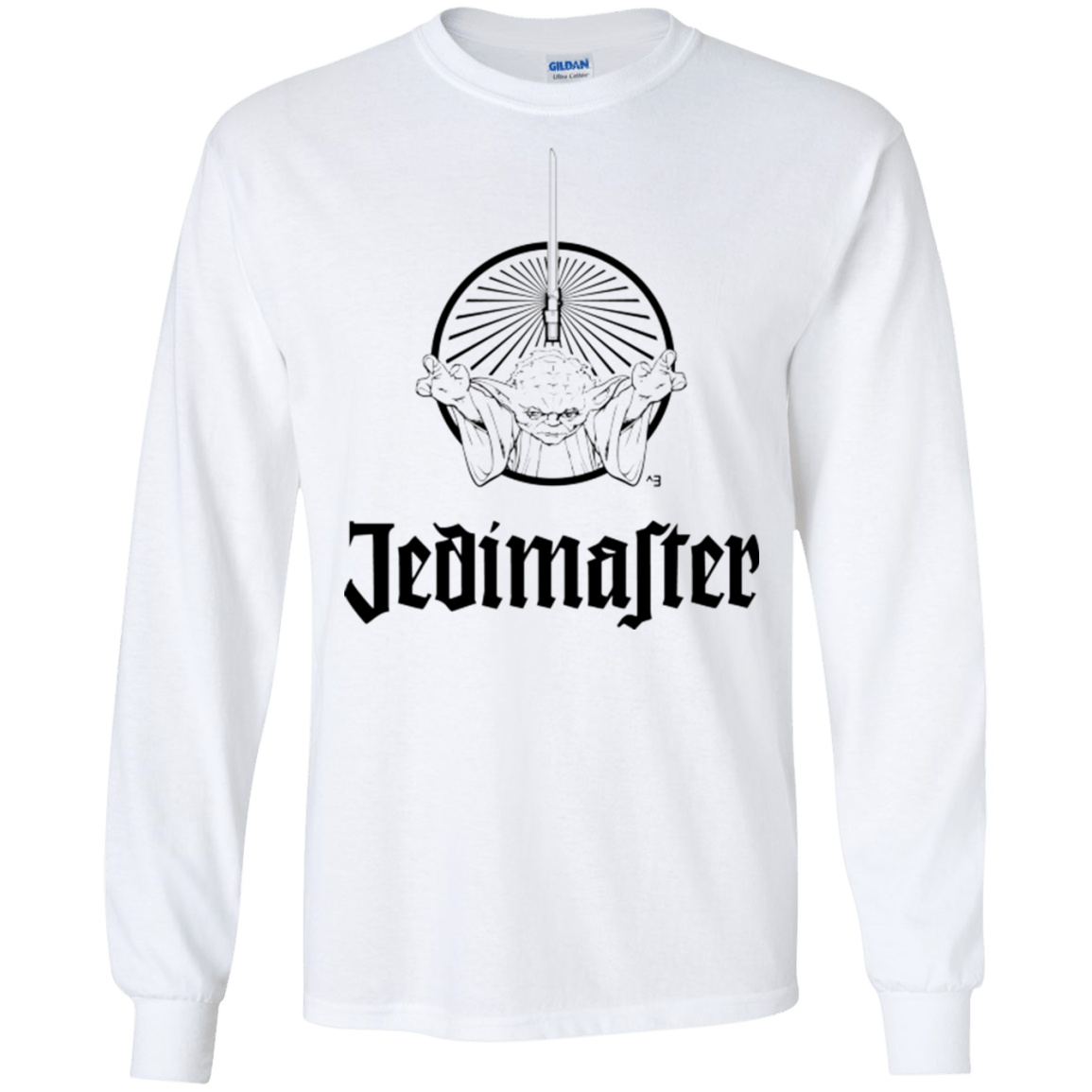 T-Shirts White / S Jedimaster Men's Long Sleeve T-Shirt