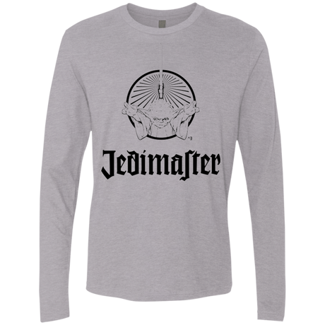 T-Shirts Heather Grey / S Jedimaster Men's Premium Long Sleeve
