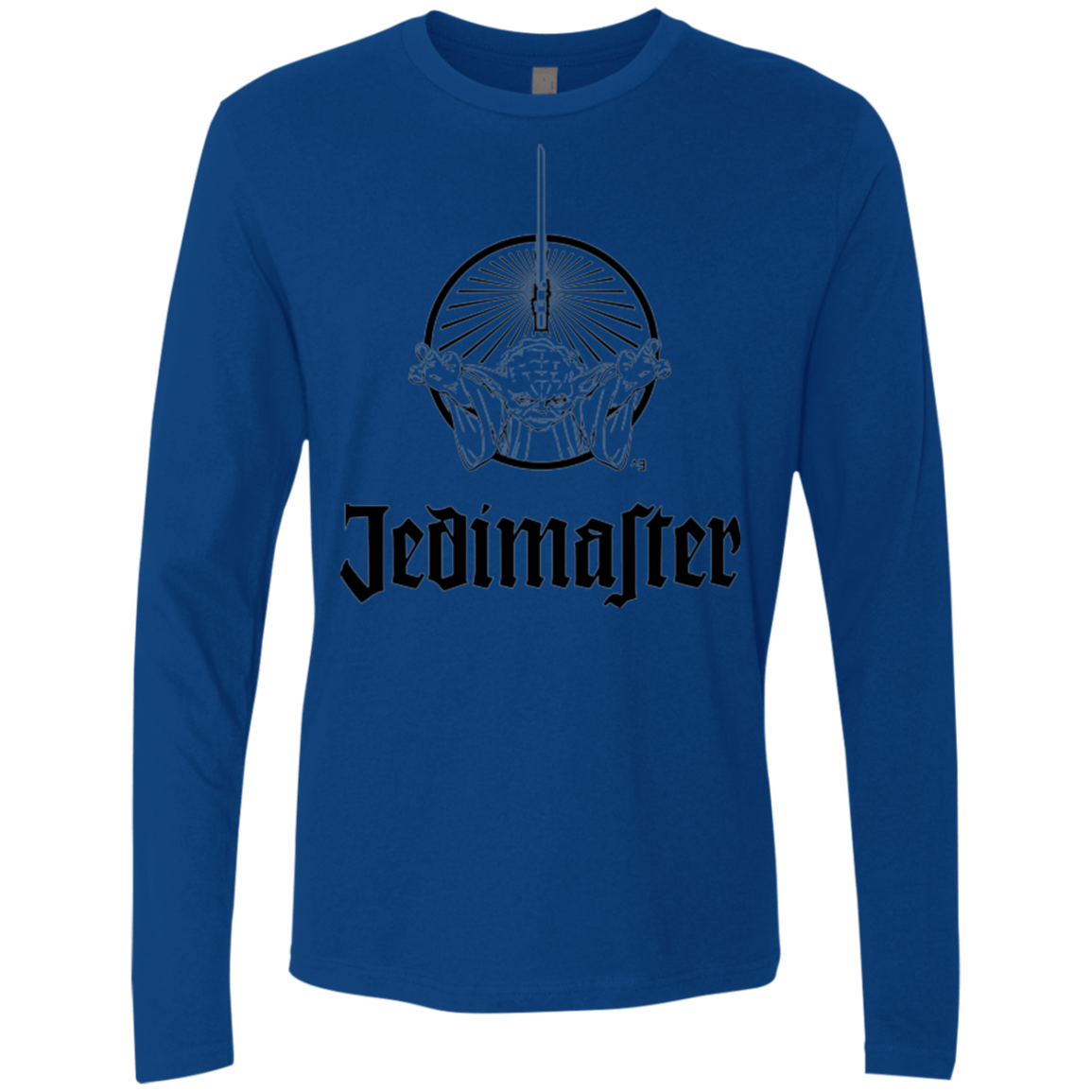 T-Shirts Royal / S Jedimaster Men's Premium Long Sleeve