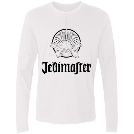 T-Shirts White / S Jedimaster Men's Premium Long Sleeve