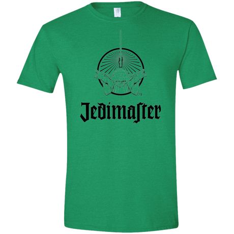 T-Shirts Heather Irish Green / S Jedimaster Men's Semi-Fitted Softstyle