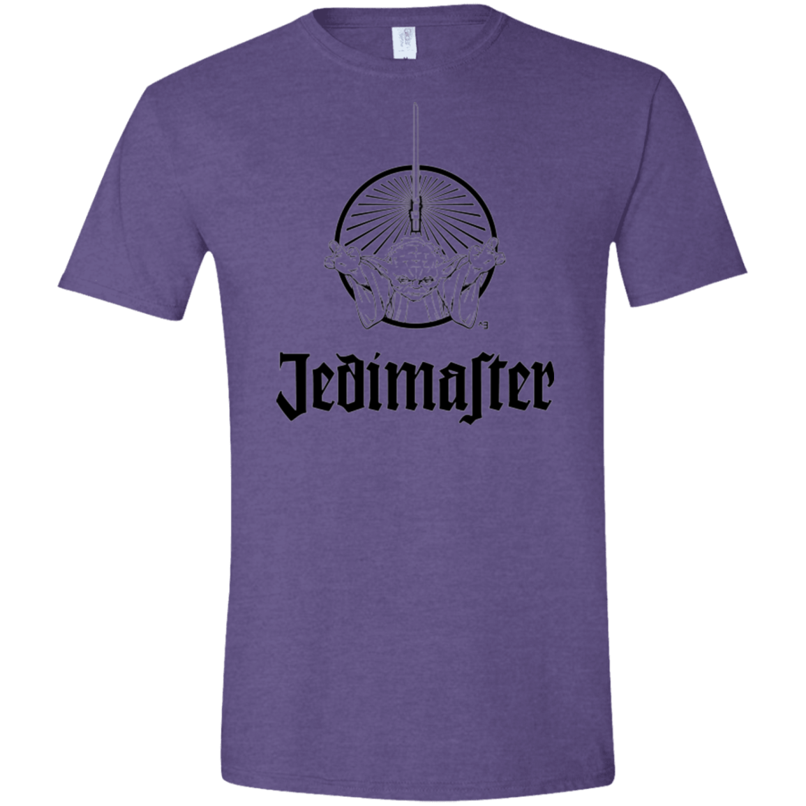 T-Shirts Heather Purple / S Jedimaster Men's Semi-Fitted Softstyle