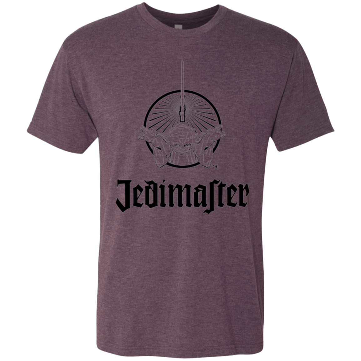T-Shirts Vintage Purple / S Jedimaster Men's Triblend T-Shirt