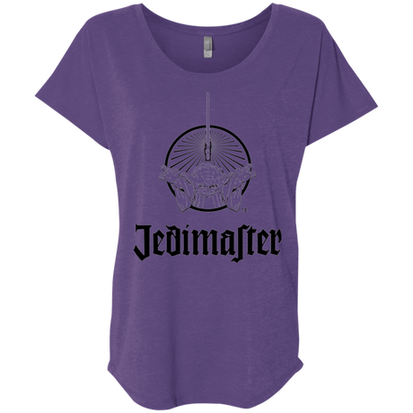 T-Shirts Purple Rush / X-Small Jedimaster Triblend Dolman Sleeve