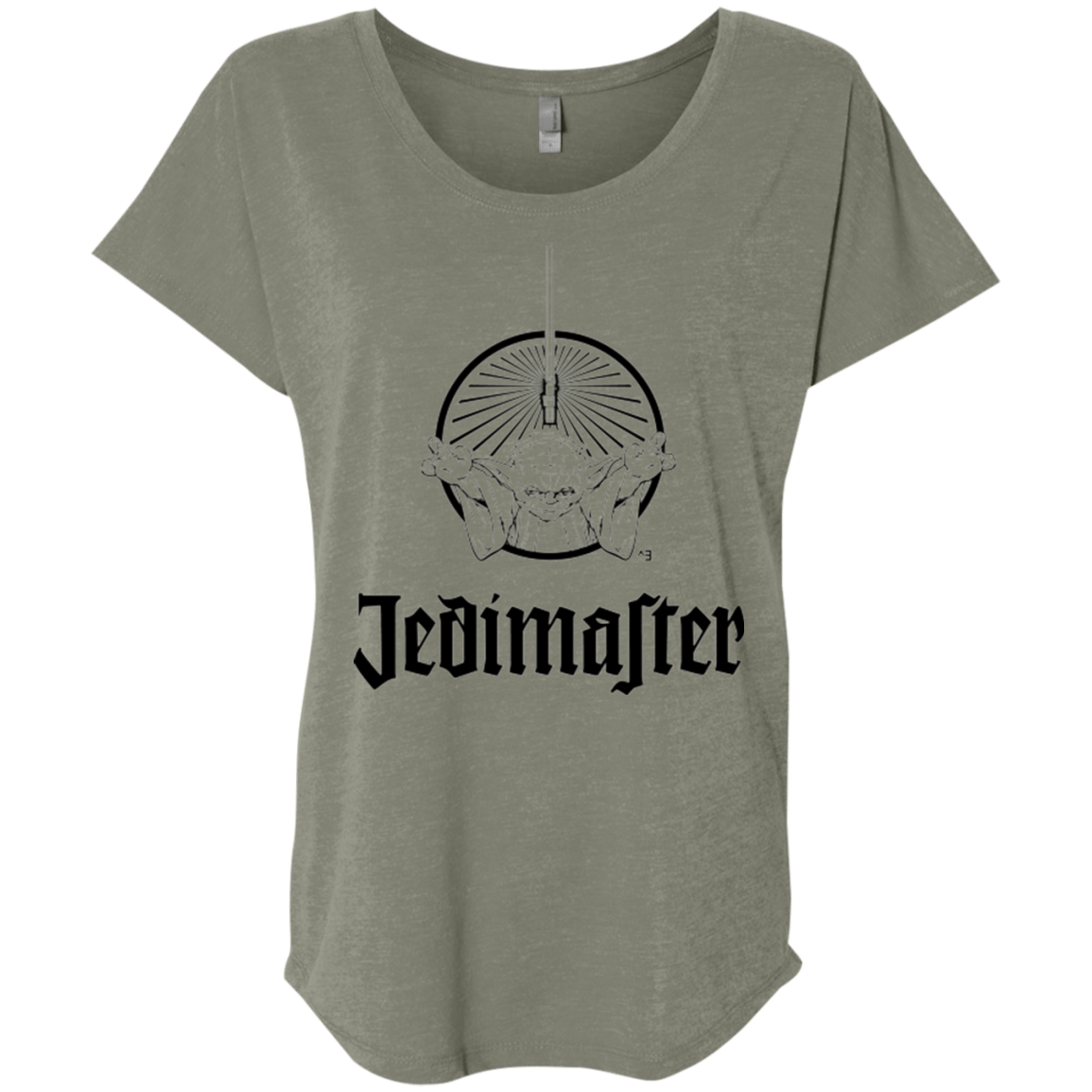 T-Shirts Venetian Grey / X-Small Jedimaster Triblend Dolman Sleeve