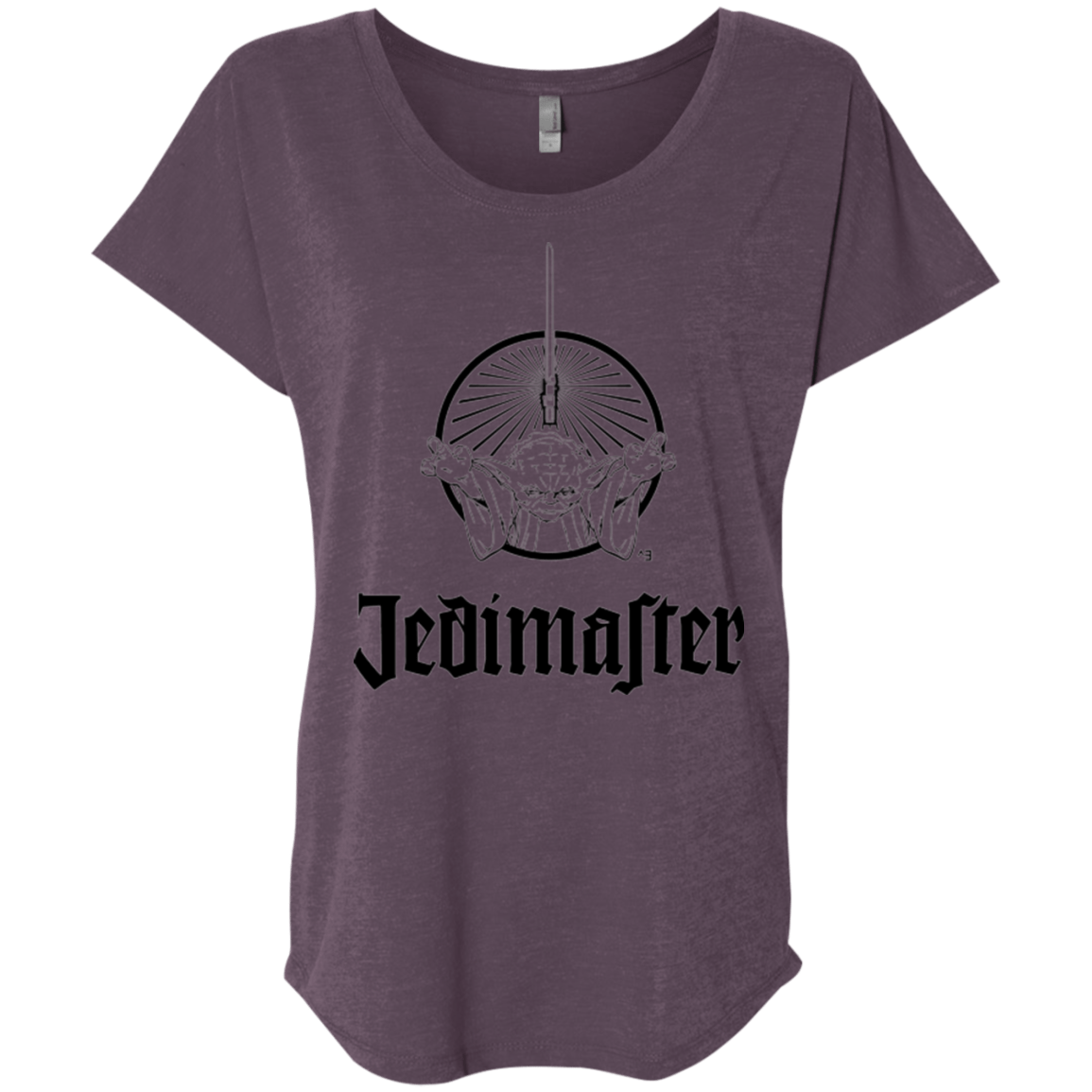 T-Shirts Vintage Purple / X-Small Jedimaster Triblend Dolman Sleeve