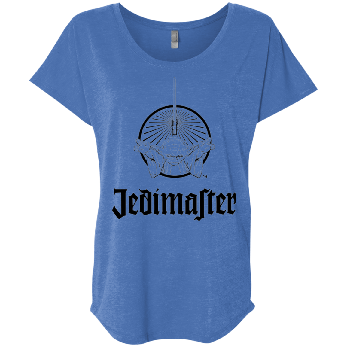 T-Shirts Vintage Royal / X-Small Jedimaster Triblend Dolman Sleeve