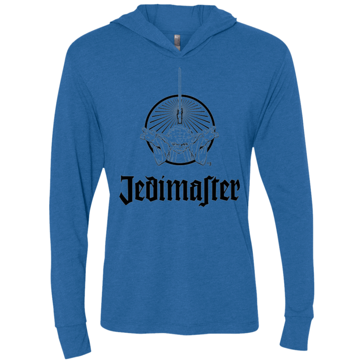 T-Shirts Vintage Royal / X-Small Jedimaster Triblend Long Sleeve Hoodie Tee