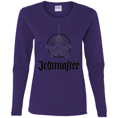 T-Shirts Purple / S Jedimaster Women's Long Sleeve T-Shirt