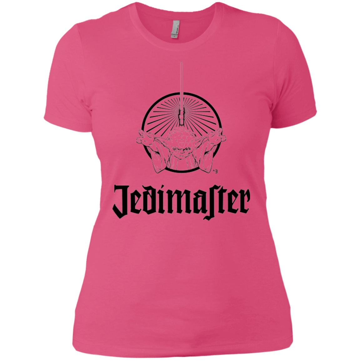 T-Shirts Hot Pink / X-Small Jedimaster Women's Premium T-Shirt