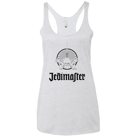 T-Shirts Heather White / X-Small Jedimaster Women's Triblend Racerback Tank
