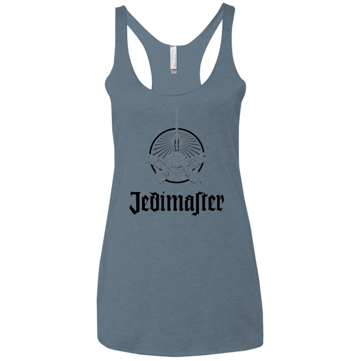 T-Shirts Indigo / X-Small Jedimaster Women's Triblend Racerback Tank