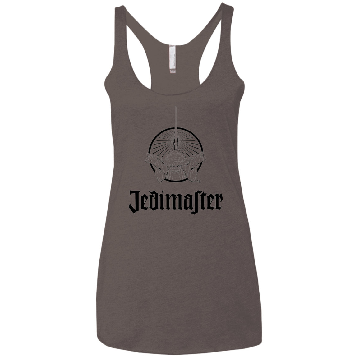 T-Shirts Macchiato / X-Small Jedimaster Women's Triblend Racerback Tank