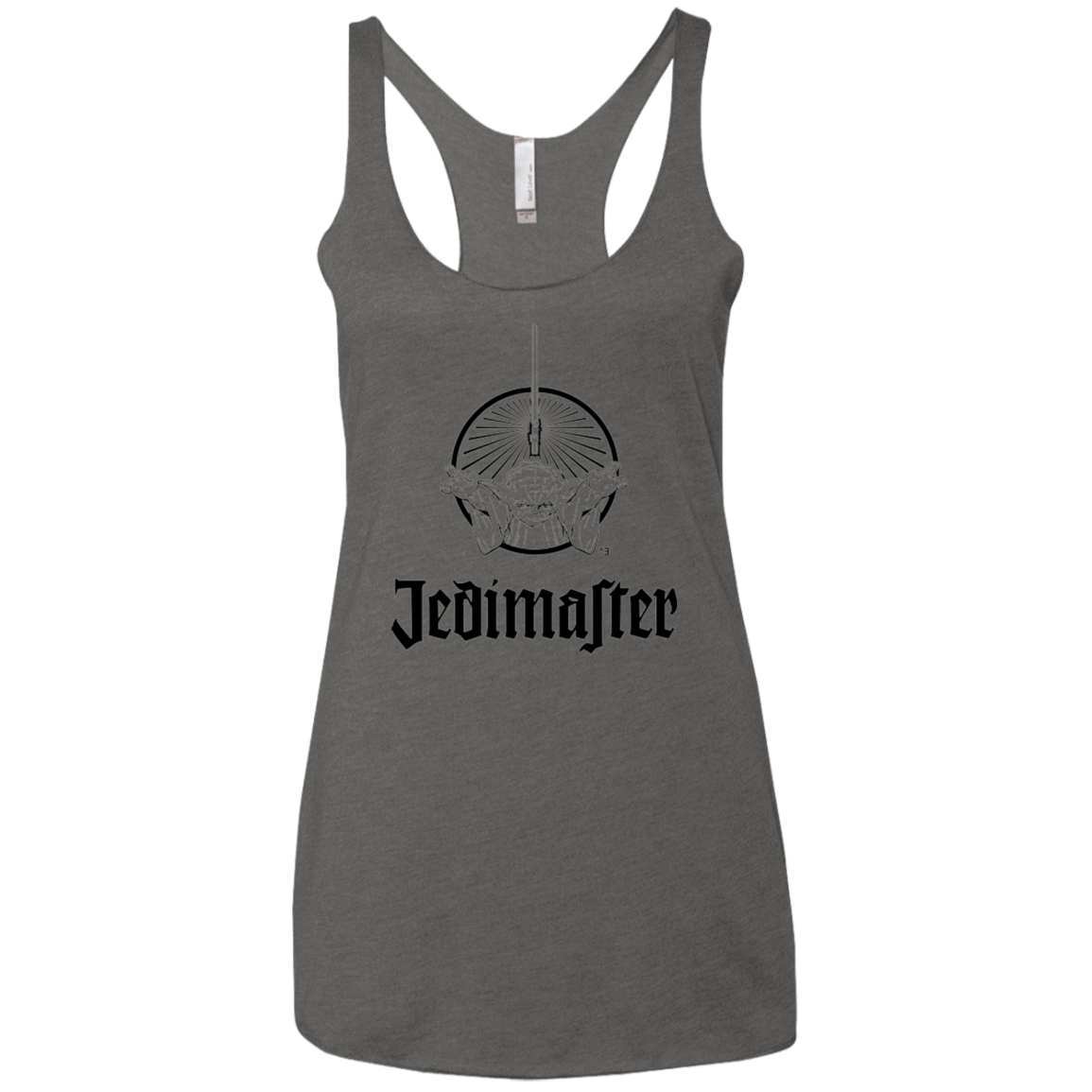 T-Shirts Premium Heather / X-Small Jedimaster Women's Triblend Racerback Tank