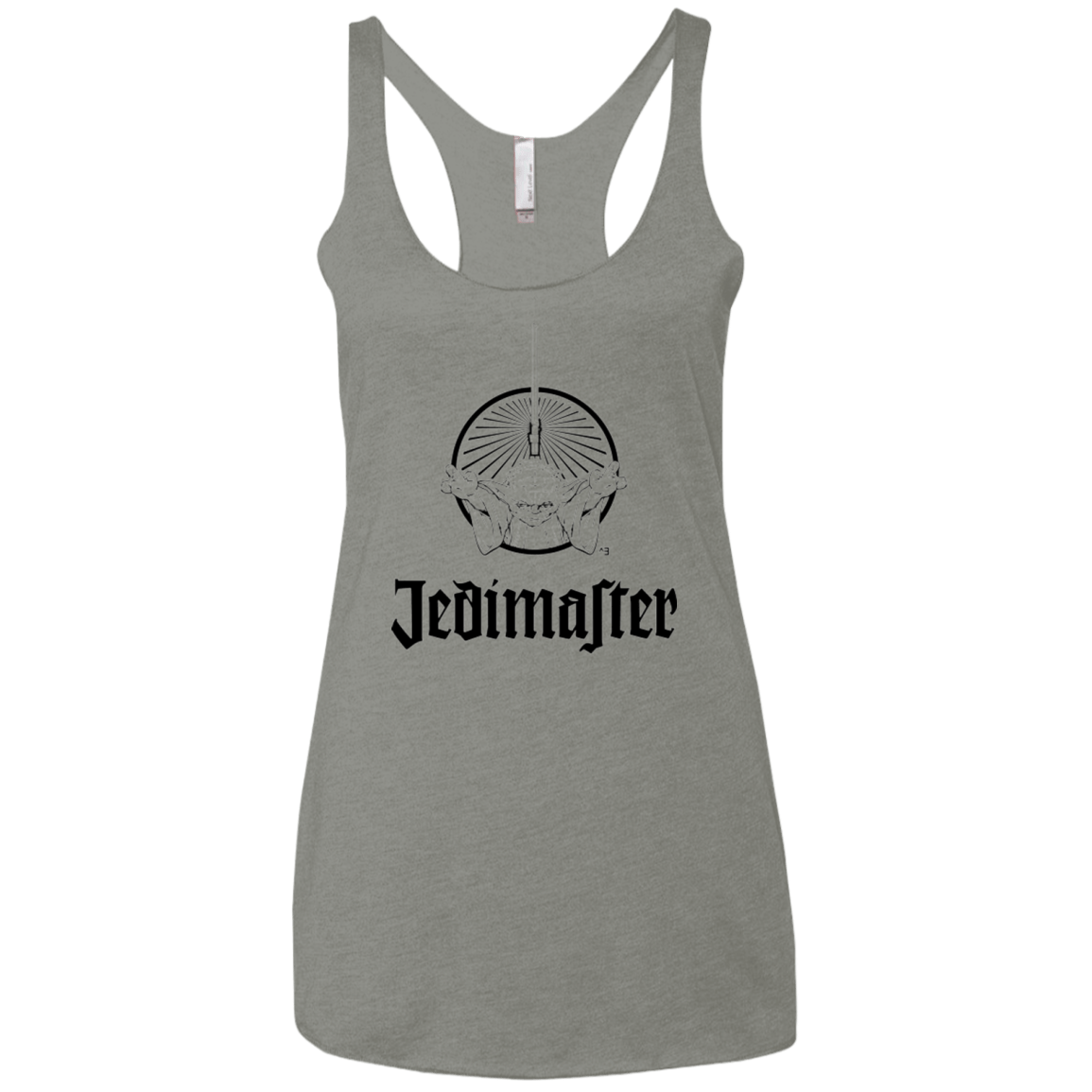 T-Shirts Venetian Grey / X-Small Jedimaster Women's Triblend Racerback Tank