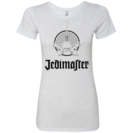 T-Shirts Heather White / S Jedimaster Women's Triblend T-Shirt