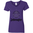 T-Shirts Purple / S Jedimaster Women's V-Neck T-Shirt