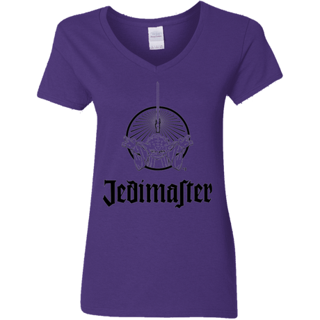 T-Shirts Purple / S Jedimaster Women's V-Neck T-Shirt