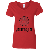 T-Shirts Red / S Jedimaster Women's V-Neck T-Shirt