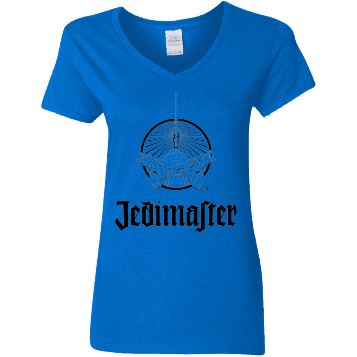 T-Shirts Royal / S Jedimaster Women's V-Neck T-Shirt