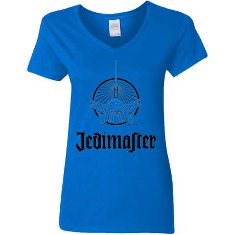 T-Shirts Royal / S Jedimaster Women's V-Neck T-Shirt