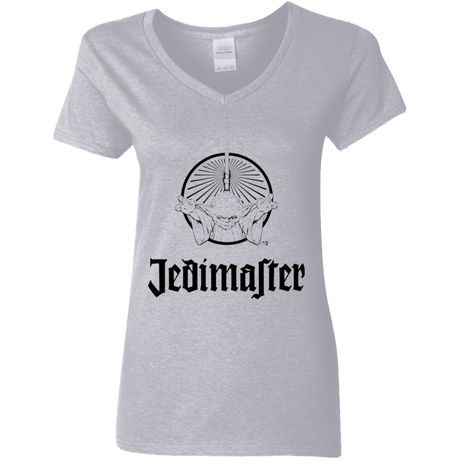 T-Shirts Sport Grey / S Jedimaster Women's V-Neck T-Shirt