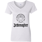 T-Shirts White / S Jedimaster Women's V-Neck T-Shirt