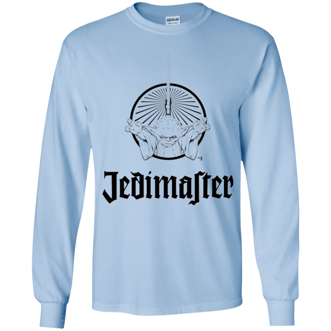 T-Shirts Light Blue / YS Jedimaster Youth Long Sleeve T-Shirt