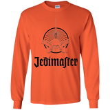 T-Shirts Orange / YS Jedimaster Youth Long Sleeve T-Shirt