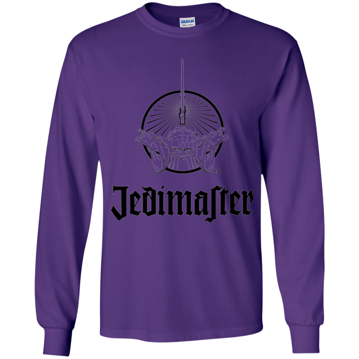 T-Shirts Purple / YS Jedimaster Youth Long Sleeve T-Shirt