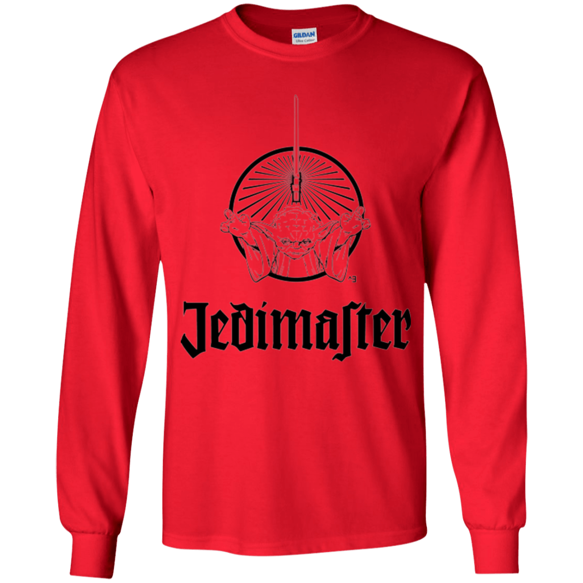 T-Shirts Red / YS Jedimaster Youth Long Sleeve T-Shirt