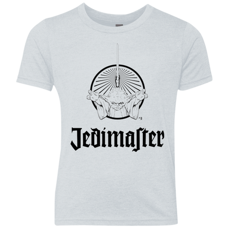 T-Shirts Heather White / YXS Jedimaster Youth Triblend T-Shirt